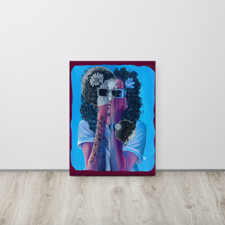 Kiki, Do you love me? Canvas Print