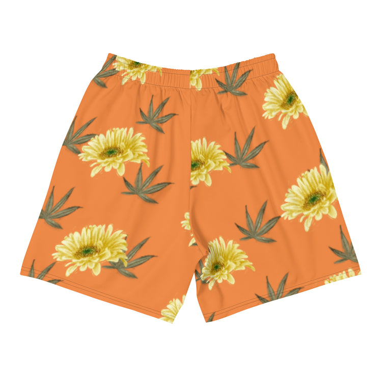 Ouid is a Flower Men’s Shorts Orange