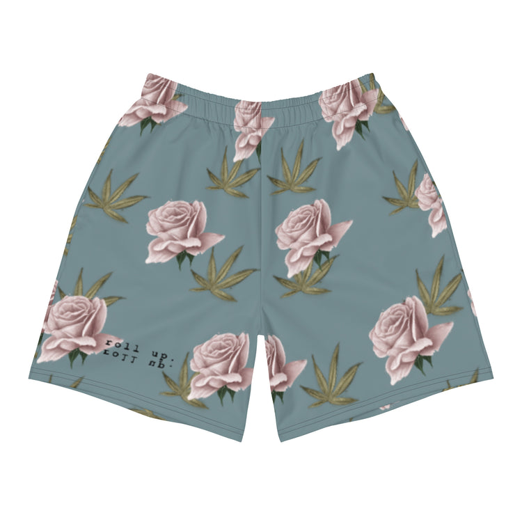 Ouid is a Flower Men’s Shorts Blue