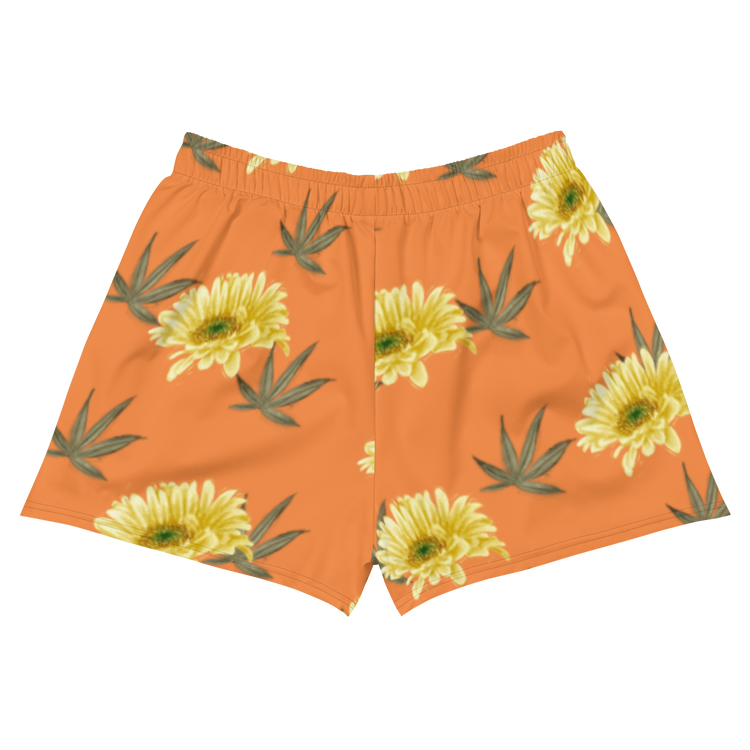 Ouid is a Flower Women’s Shorts Orange