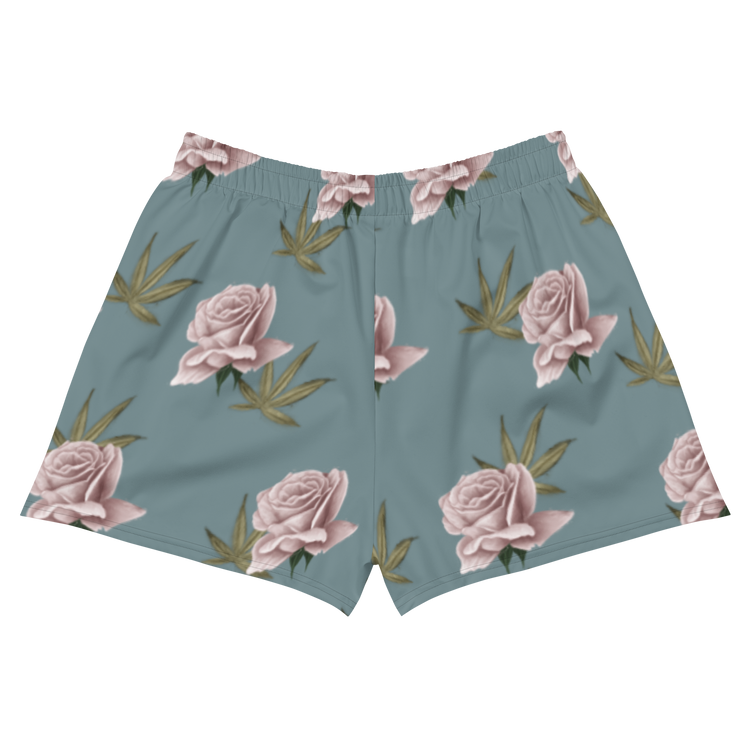 Ouid is a Flower Women’s Shorts Blue