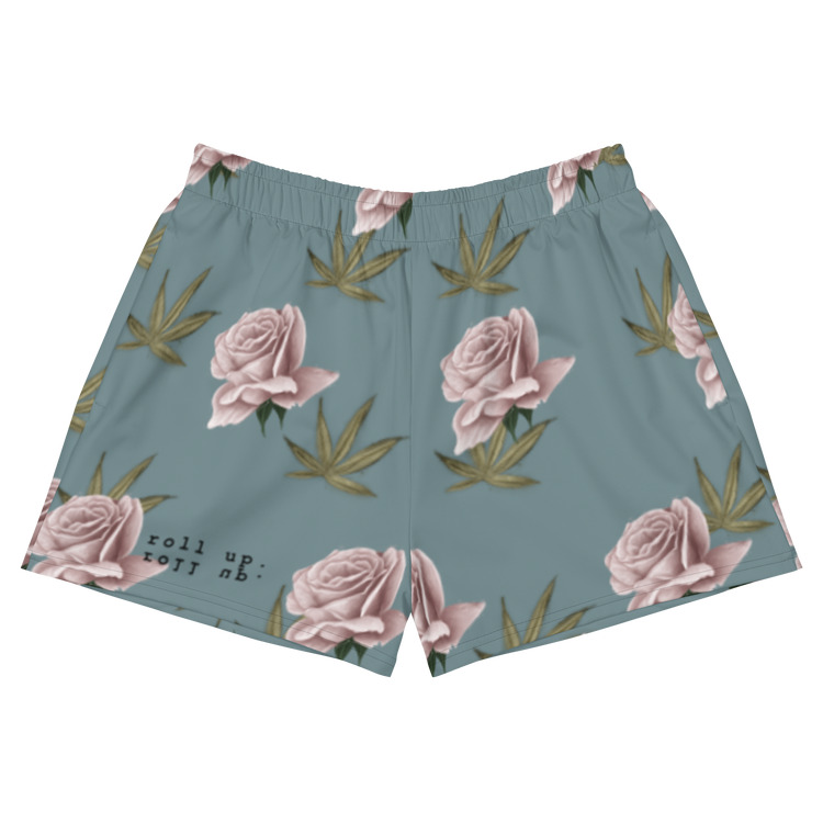 Ouid is a Flower Women’s Shorts Blue