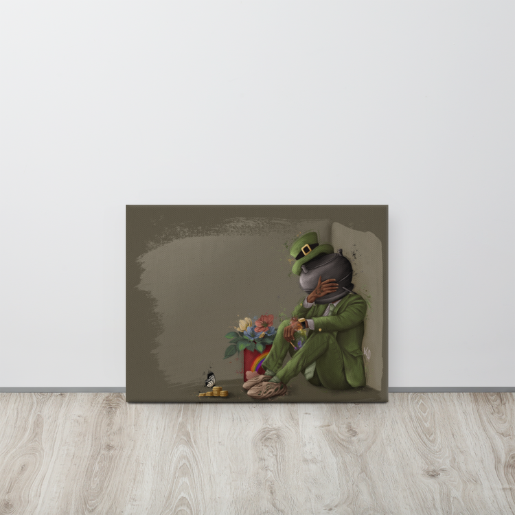 Hit The Jackpot Canvas Print