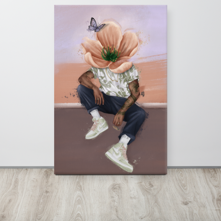 Stop, Drop & Roll Canvas Print