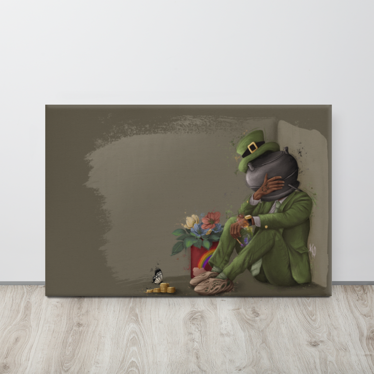 Hit The Jackpot Canvas Print