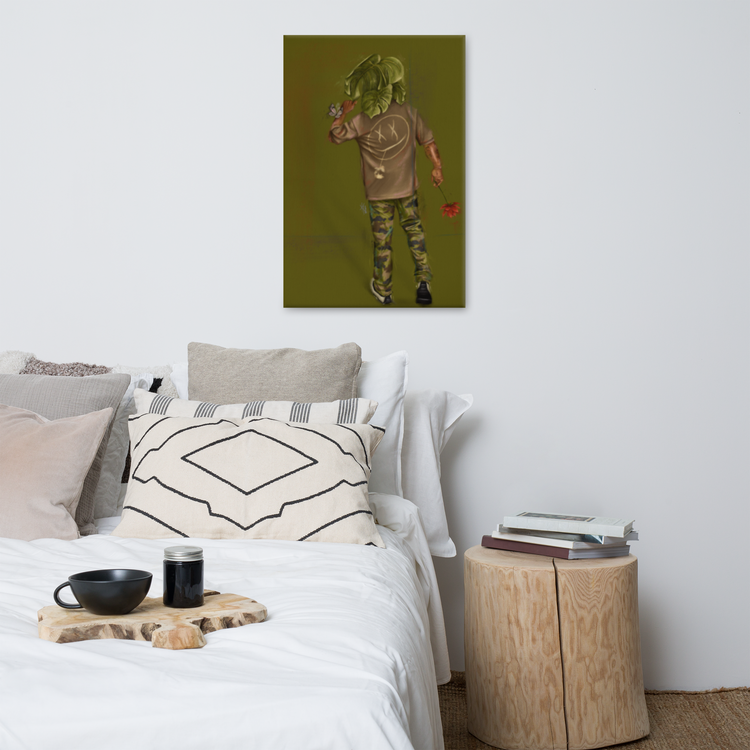 Daddy Monstera Canvas Print